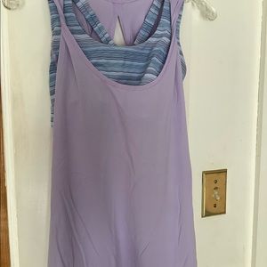 Lululemon tank top with built in bra